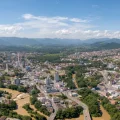 Foto área de Timbó SC, retirada do site https://www.timbo.sc.gov.br/